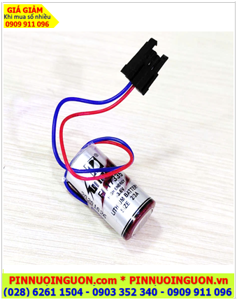 Sunmoon ER17335 (Zắc Mitsu), Pin nuôi nguồn Sunmoon ER17335 lithium 3.6v 2/3A 2100mAh (17mmx33mm) chính hãng